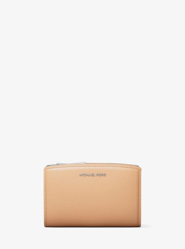 Michael Kors Bryant Medium Pebbled Leather Wallet Peanut - Preorder