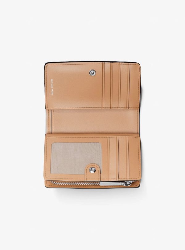 Michael Kors Bryant Medium Pebbled Leather Wallet Peanut - Preorder