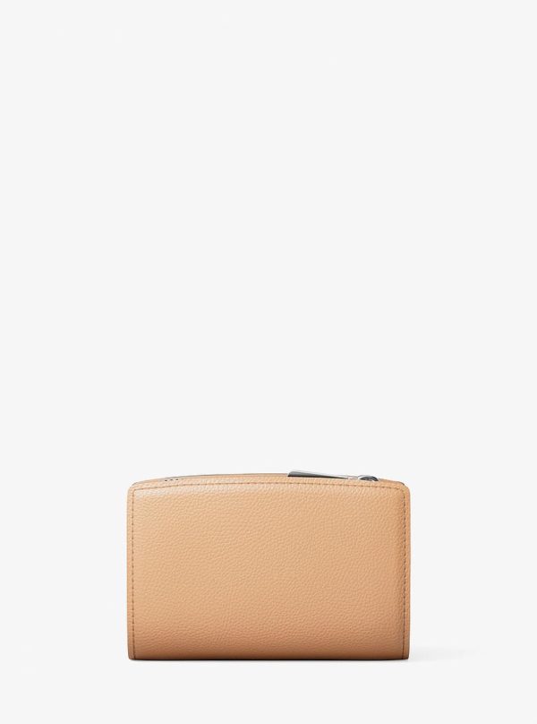 Michael Kors Bryant Medium Pebbled Leather Wallet Peanut - Preorder