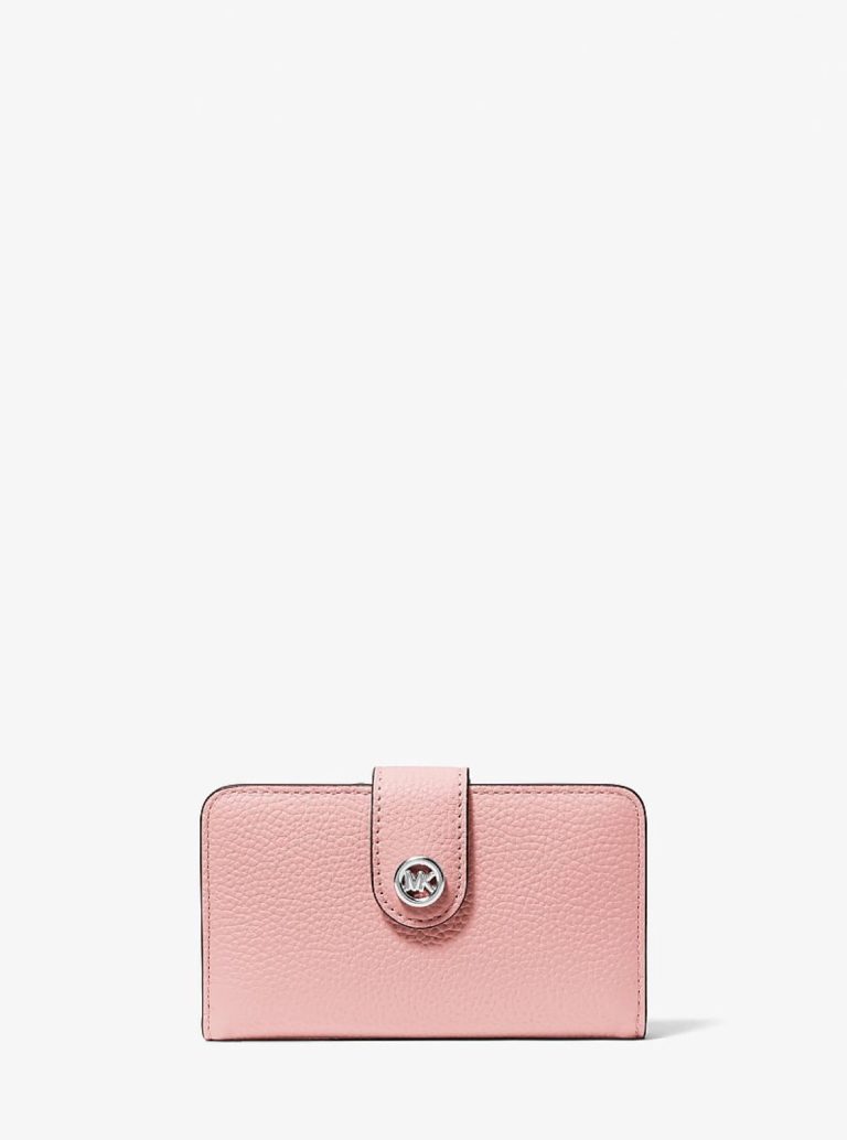 Michael Kors MK Pop Charm Medium Pebbled Leather Wallet