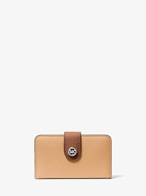 Michael Kors MK Pop Charm Medium Pebbled Leather Wallet - Preorder