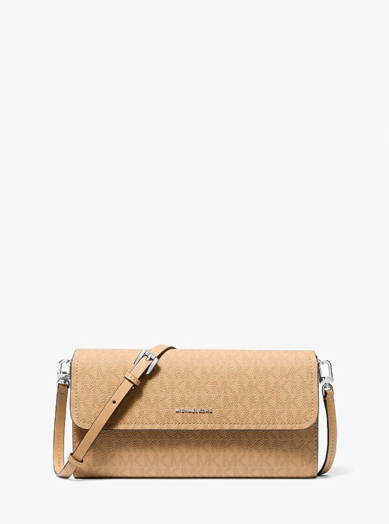 Michael Kors Jet Set Small Signature Logo Convertible Crossbody Bag