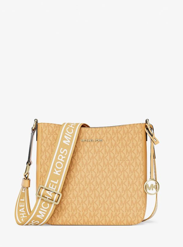 Michael Kors Jet Set Small Messenger Crossbody Bag in Honeywheat