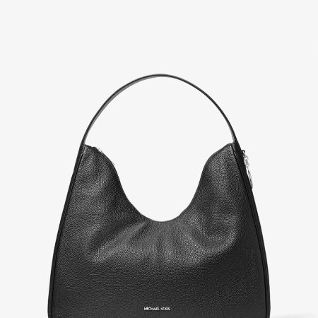 Black Pebbled Leather