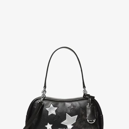 Michael Kors Cecily Small Embellished Shoulder Bag Black - Preorder