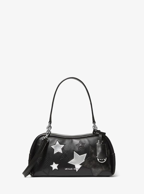 Michael Kors Cecily Small Embellished Shoulder Bag Black - Preorder