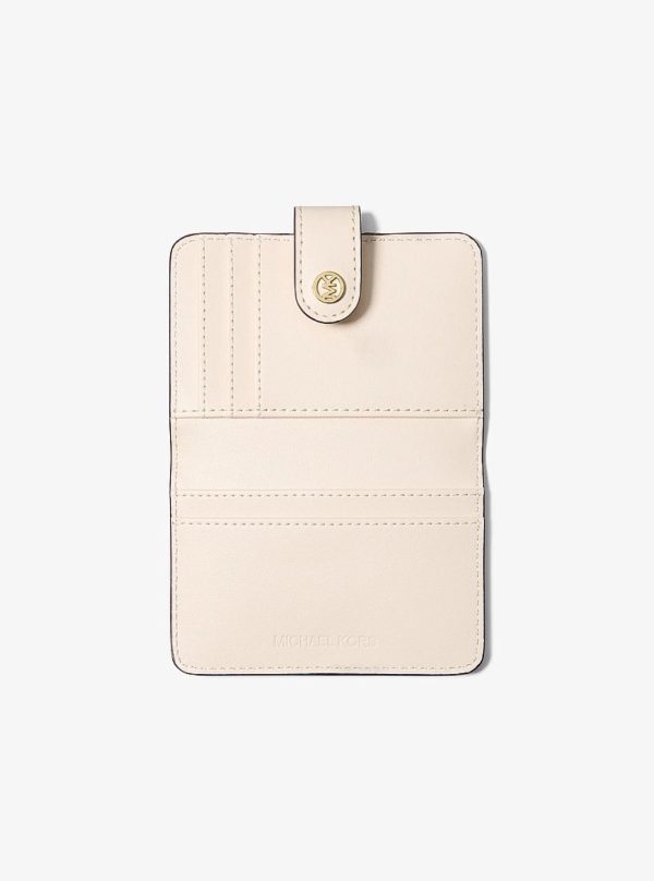 Michael Kors Jet Set Travel Floral Printed Billfold Wallet Lt Cream - Preorder