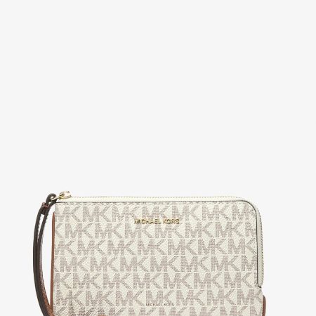Michael Kors Jet Set Travel Small Signature Logo Wristlet - Preorder