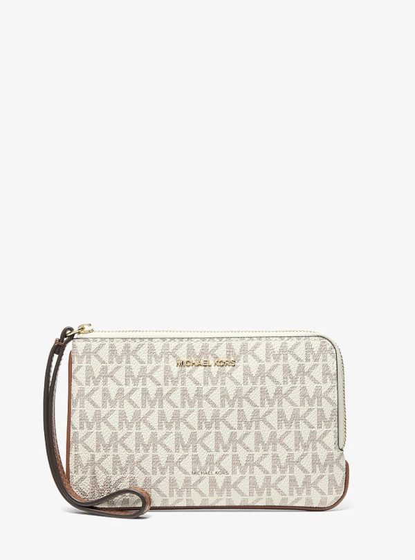 Michael Kors Jet Set Travel Small Signature Logo Wristlet - Preorder