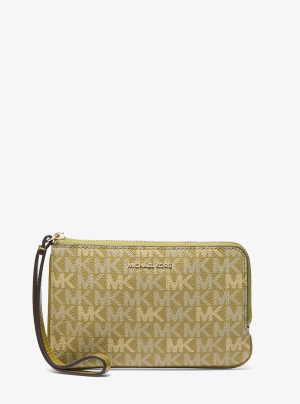 Michael Kors Jet Set Travel Small Signature Logo Wristlet - Preorder