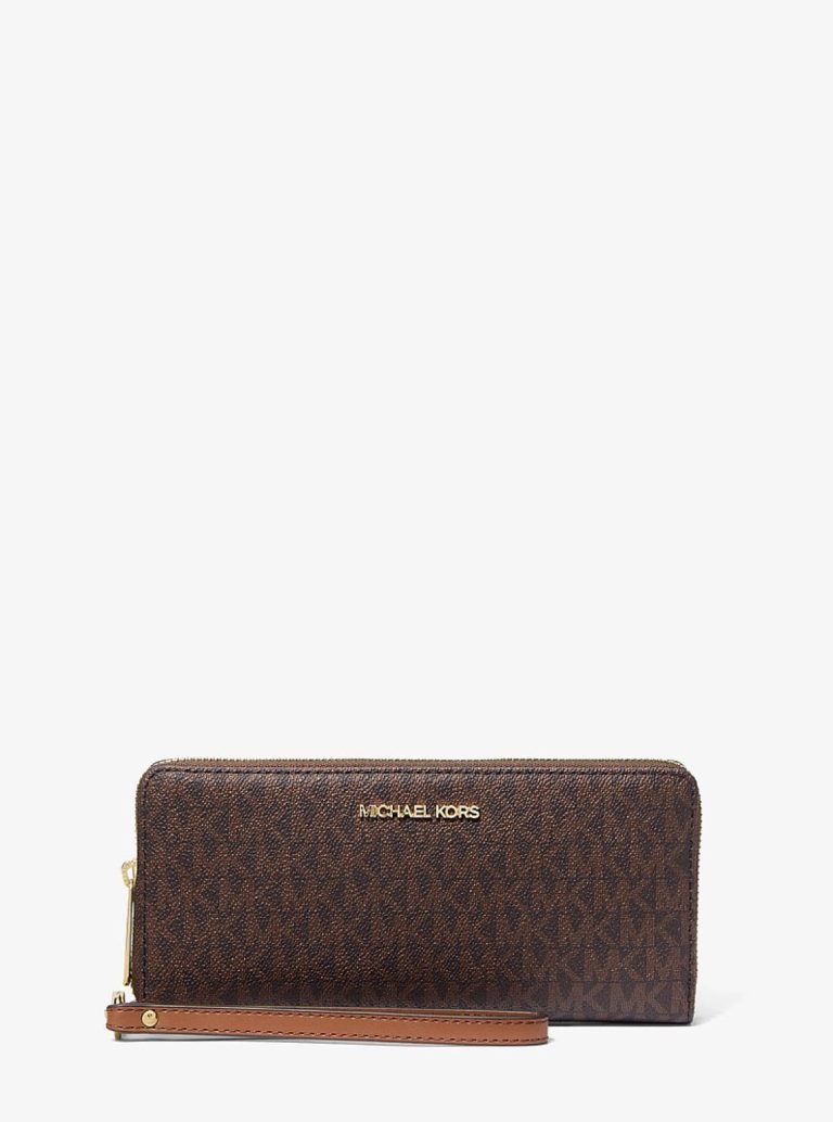 Michael Kors Jet Set Travel Large Leather Continental Wallet