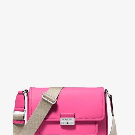 Michael Kors Bradshaw Medium Leather Messenger Bag - Preorder