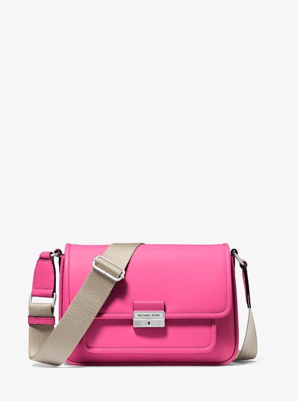 Michael Kors Bradshaw Medium Leather Messenger Bag - Preorder