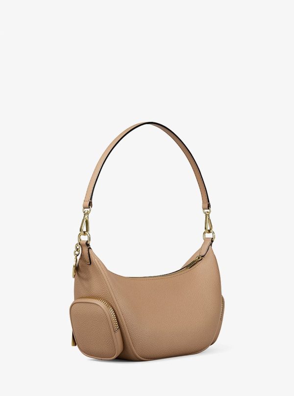 Michael Kors Merritt Small Pebbled Leather Crossbody Bag Camel - Preorder