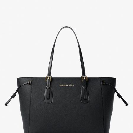 Black Saffiano Leather