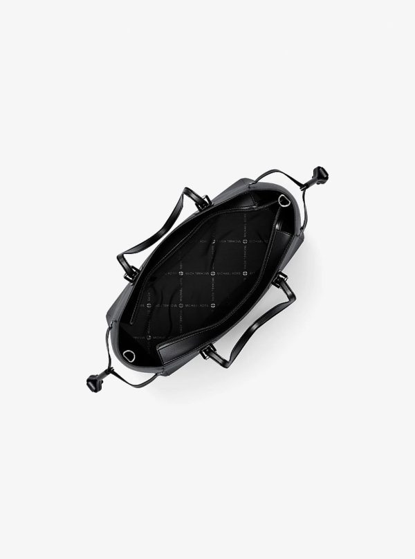 Michael Kors Voyager Extra-Small Pebbled Leather Convertible Crossbody Bag Black - Preorder