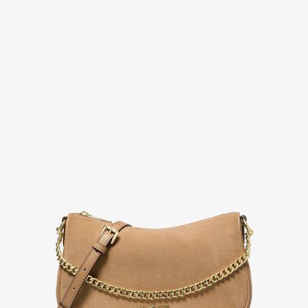Michael Kors Carmela Medium Suede Convertible Crossbody Bag - Preorder