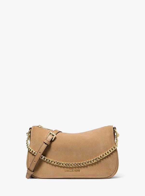 Michael Kors Carmela Medium Suede Convertible Crossbody Bag - Preorder