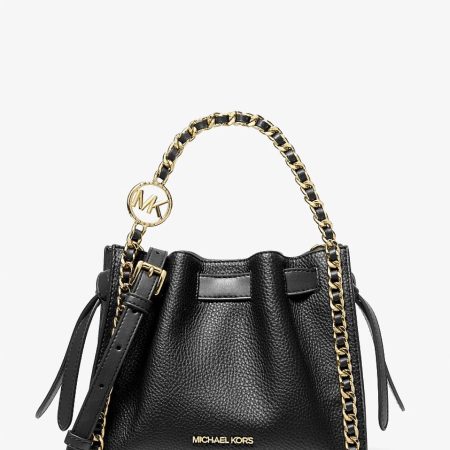 Michael Kors Mina Small Chain Crossbody Bag Black - Preorder