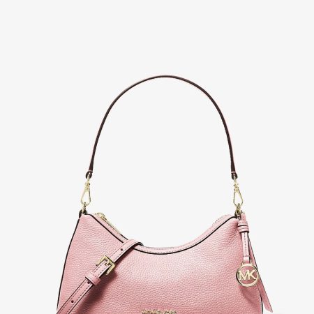 Powder Blush Pebbled Leather