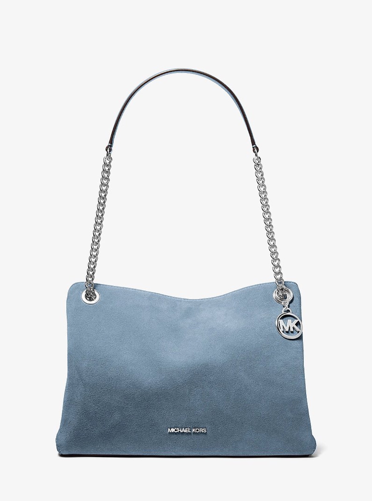 Michael Kors Christina Medium Suede Messenger Bag Denim - Preorder