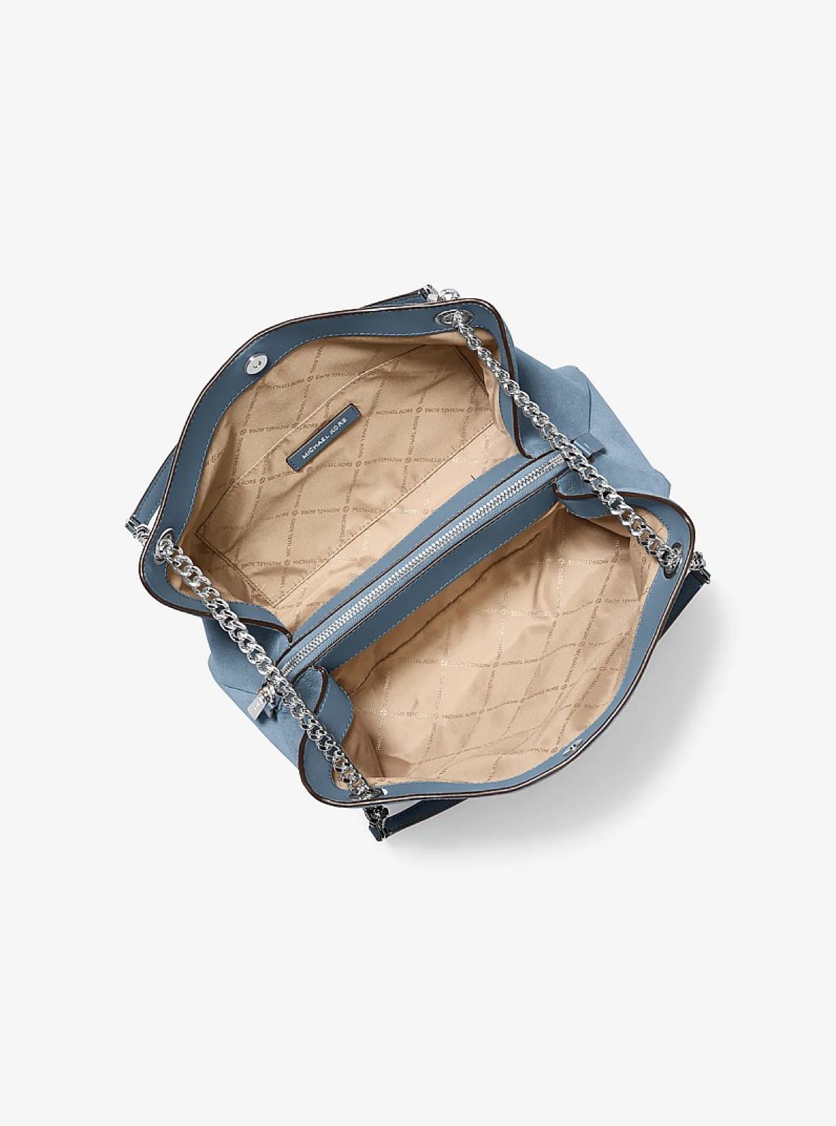 Michael Kors Christina Medium Suede Messenger Bag Denim - Preorder - Image 2
