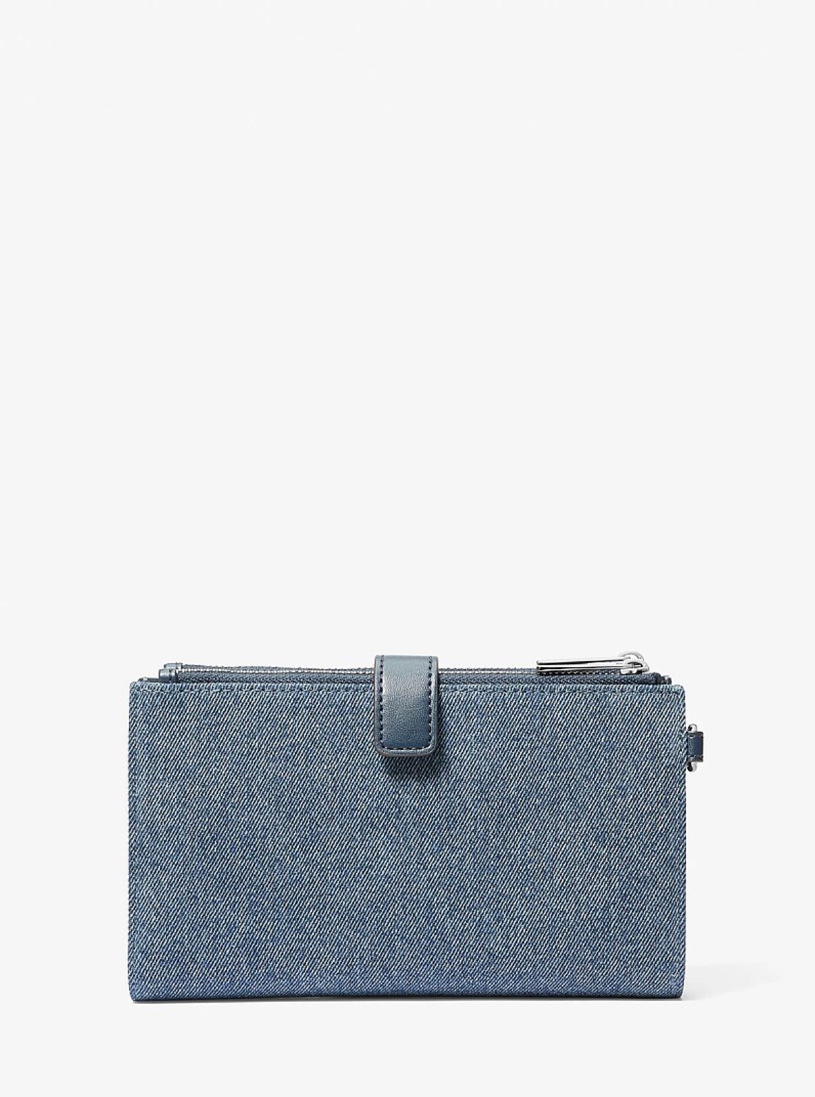 Michael Kors Jet Set Travel Embellished Denim Wristlet Washed Denim - Preorder - Image 3