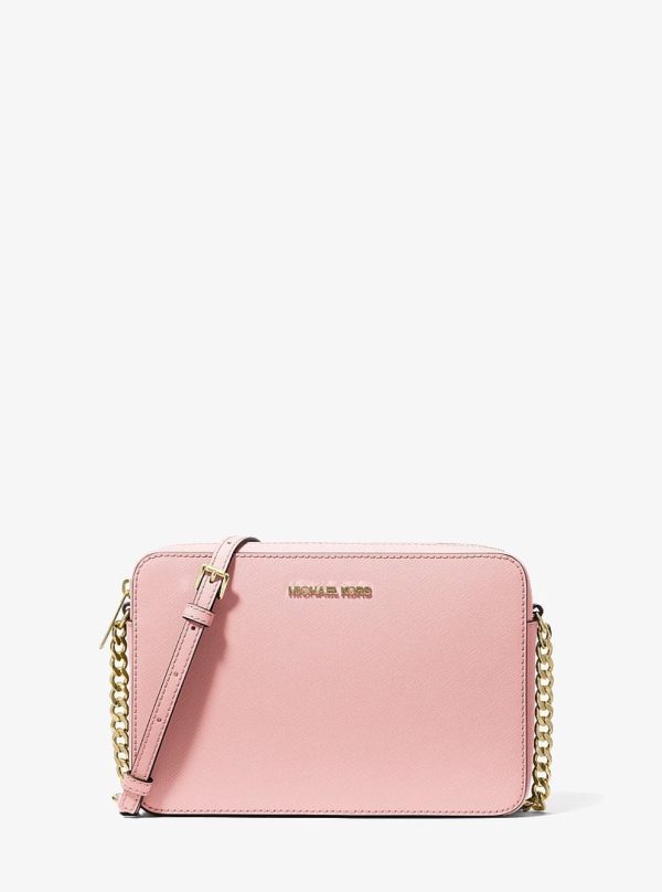 Michael Kors Jet Set Large Saffiano Leather Crossbody Bag - Preorder
