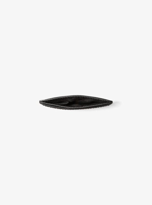 Michael Kors Cooper Plaid Card Case Mushroom - Preorder