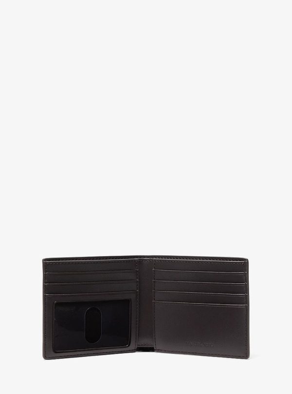 Michael Kors Cooper Burnished Billfold Wallet Chocolate - Preorder