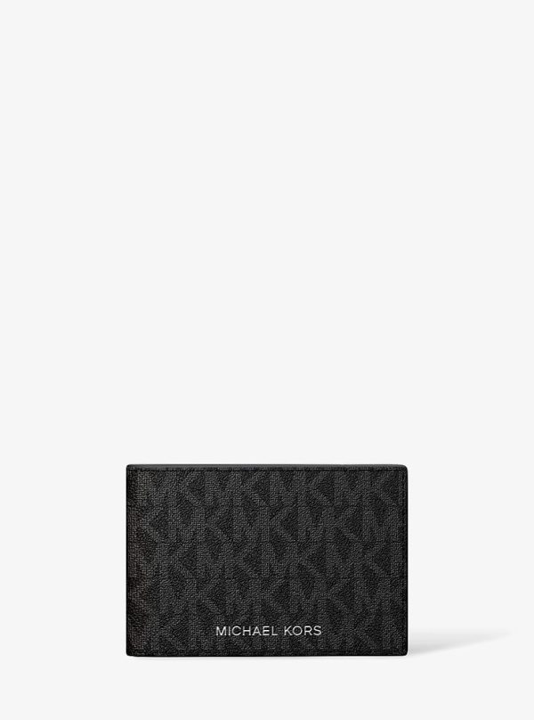 Michael Kors Cooper Signature Logo Wallet Black - Preorder