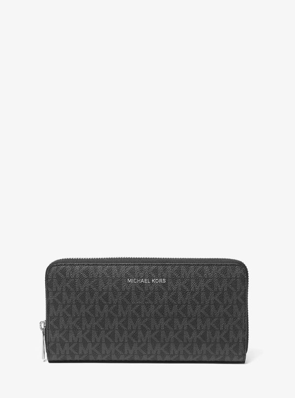 Michael Kors Cooper Logo Zip-Around Wallet Black - Preorder