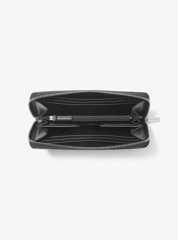 Michael Kors Cooper Logo Zip-Around Wallet Black - Preorder