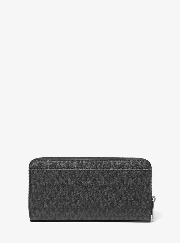 Michael Kors Cooper Logo Zip-Around Wallet Black - Preorder