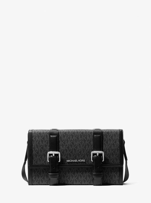Michael Kors Cooper Signature Logo Trunk Crossbody Bag Black - Preorder