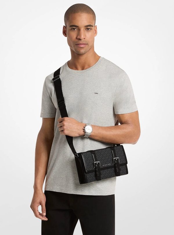 Michael Kors Cooper Signature Logo Trunk Crossbody Bag Black - Preorder