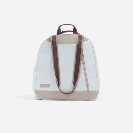Doubletake Melbourne Tennis Backpack / Tote Dove White & Cashmere - Preorder