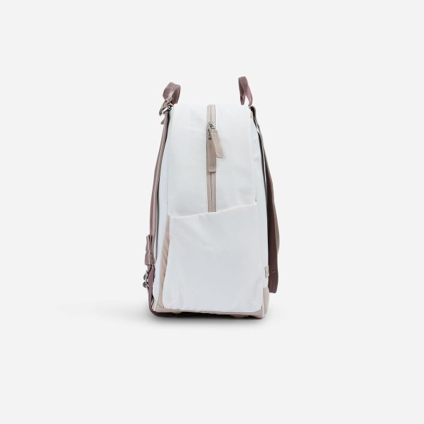 Doubletake Melbourne Tennis Backpack / Tote Dove White & Cashmere - Preorder