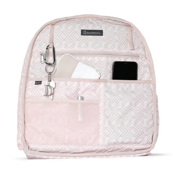 Doubletake Melbourne Tennis Backpack / Tote Dove White & Cashmere - Preorder