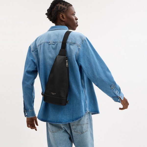 Coach Dominic Sling Pack Gunmetal/Black
