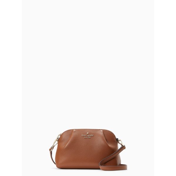 Kate Spade Dumpling Convertible Crossbody Warm Gingerbread back angle