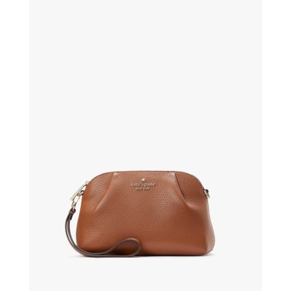 Kate Spade Dumpling Convertible Crossbody Warm Gingerbread front