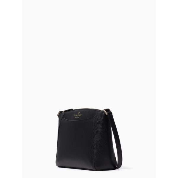Kate Spade Monica Small Crossbody Bag Black side angle