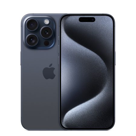Apple iPhone 15 Pro Blue Titanium official reference image