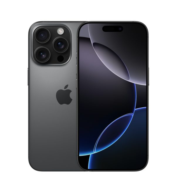 Apple iPhone 16 Pro Black Titanium official reference image