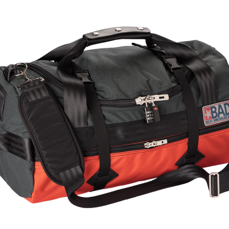 Bad Bags No. 3 Duffel Bag Side Pocket Charcoal Orange - Preorder