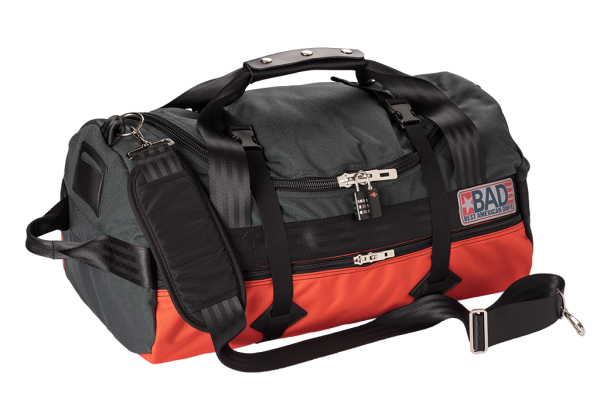 Bad Bags No. 3 Duffel Bag Side Pocket Charcoal Orange - Preorder