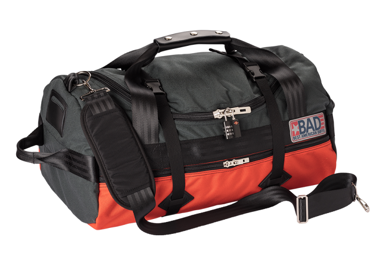 Bad Bags No. 3 Duffel Bag Side Pocket Charcoal Orange - Preorder