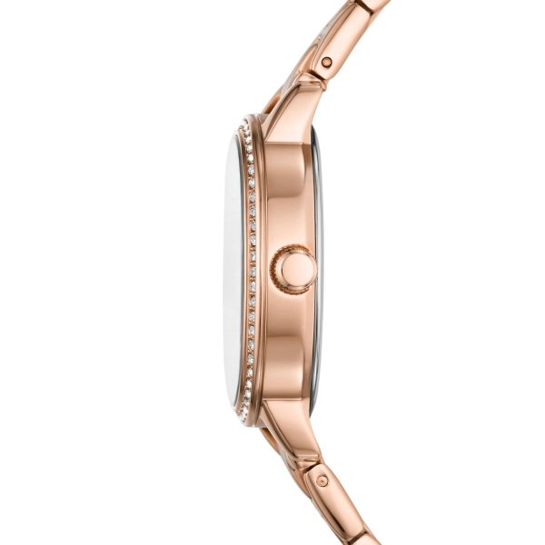 Fossil Penny Three-Hand Rose Gold-Tone Stainless Steel Watch - Preorder | Authentic from USA outlet | Amaboxly Malaysia