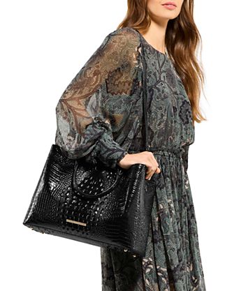Brahmin Denise Ocelot animal pattern carryall handbag 2026